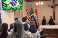 Ato solene de entrega do diploma 